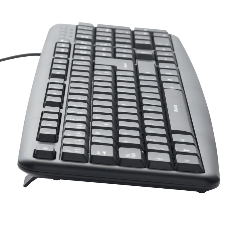 Teclado Y Mouse Alambrico Slimline Verbatim Negro / 98111