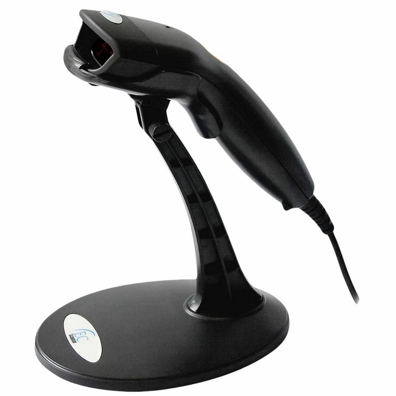 Lector Código de Barras Láser EC Line con Cable USB y Base