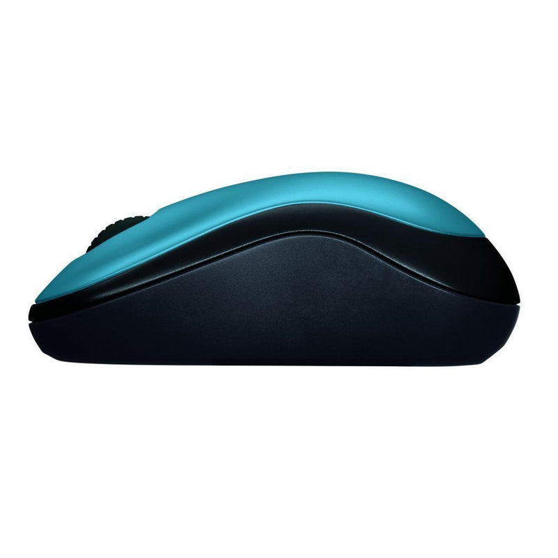 Mouse Logitech Azul Inalámbrico M185