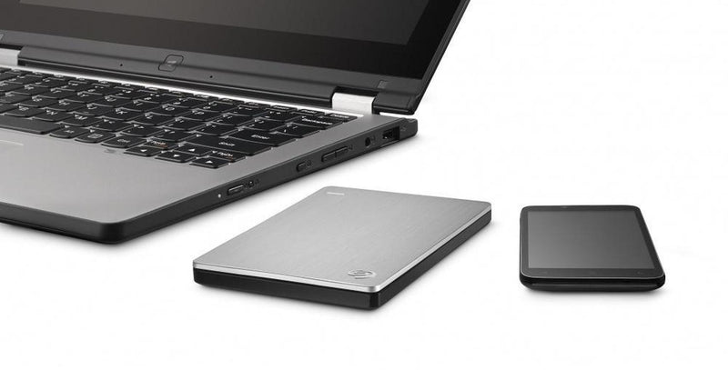 Disco Duro Externo Seagate Backup Plus Slim 2.5'', 1TB, USB 3.1, Plata - para Mac/PC