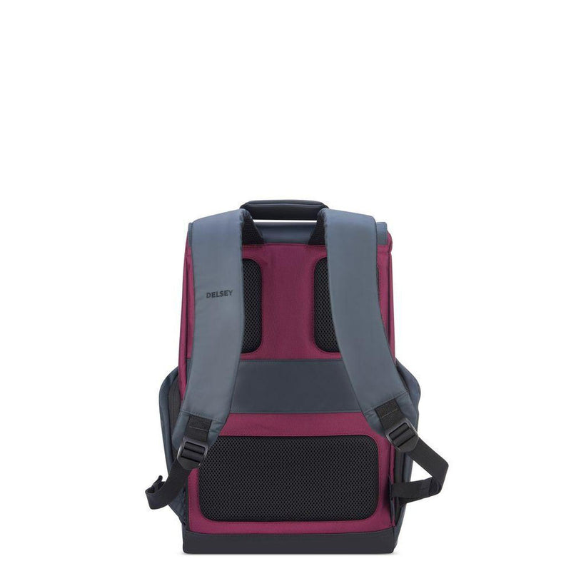 Delsey Mochila Portalaptop SECURFLAP de 16'' Burdeos