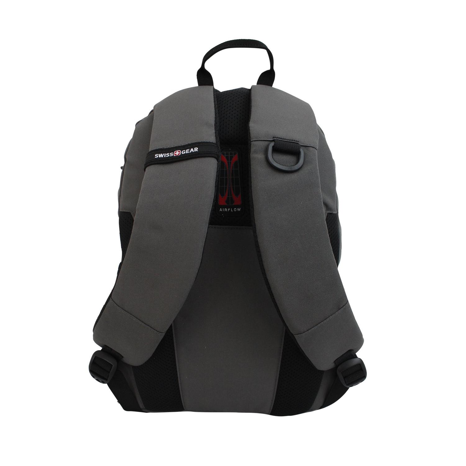 Mochila porta laptop Swissgear Emys, para laptop de 14", 2821454406, color gris, tecnología Air Flow