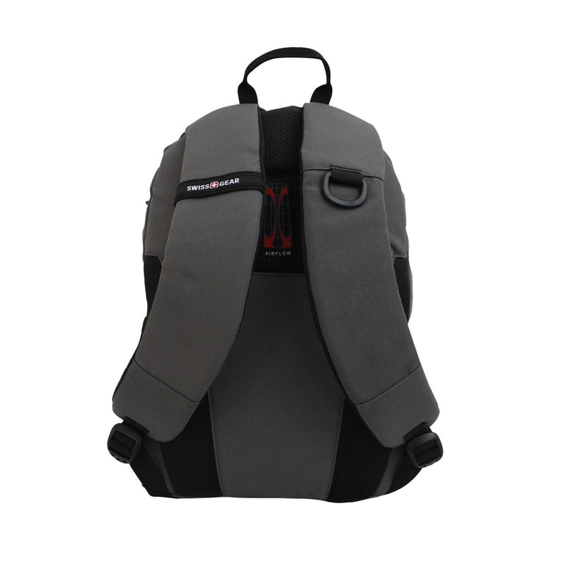 Mochila porta laptop Swissgear Emys, para laptop de 14", 2821454406, color gris, tecnología Air Flow