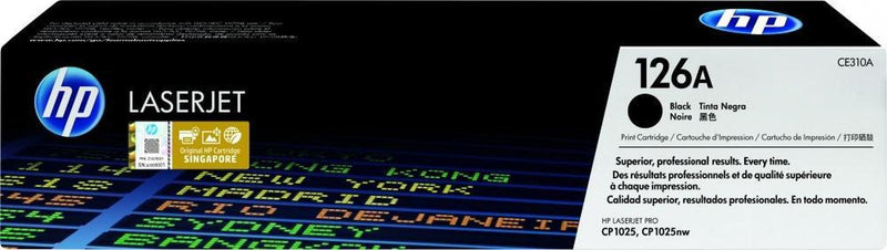 Tóner HP 126A Negro, 1200 Páginas