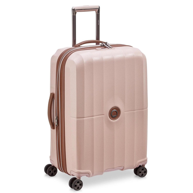 Maleta De Viaje Delsey Rígida 24'' CARROUSSEL, Rosa, con TSA