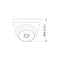 Cámara Dahua Copper-domo/93°/lente-3.6mm/dh-hac-t1a21n-0360b