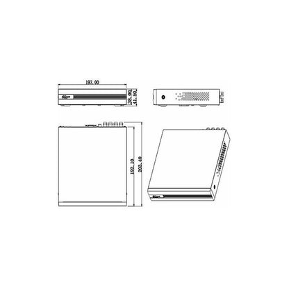 Kit Dahua Cooper 8canales/1mp/8 Cámaras B1a11/6tb/xvr1a08kit