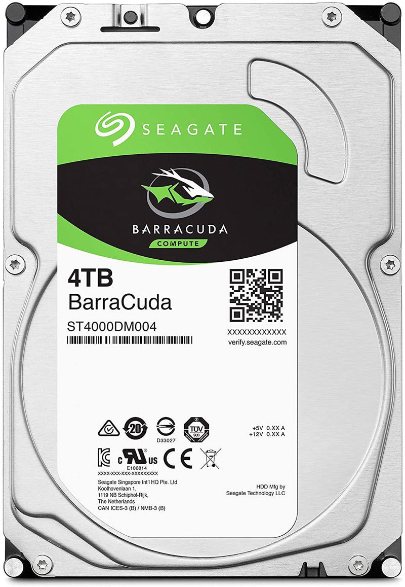 Disco Duro Interno Seagate Barracuda 3.5'',4TB,SATA3,5400RPM