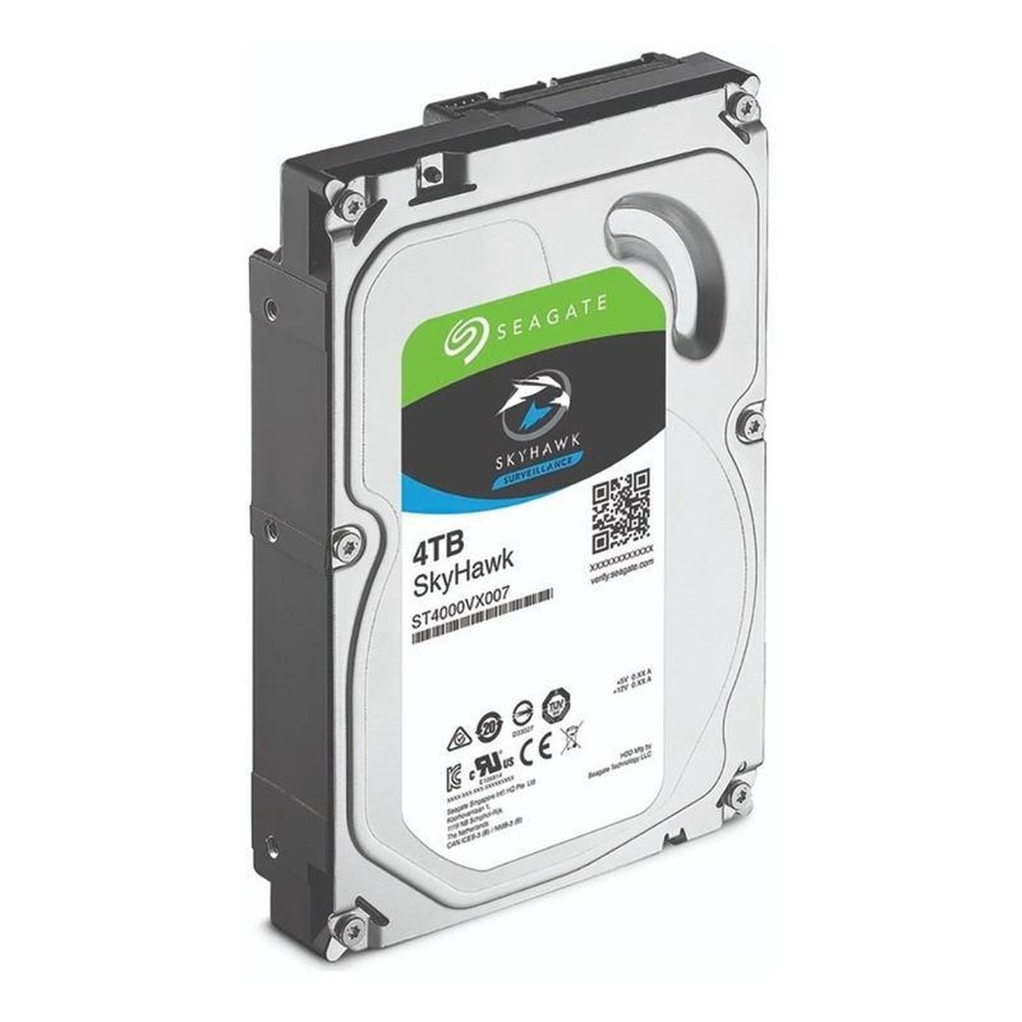 Disco Duro para Videovigilancia Seagate SkyHawk 3.5'', 4TB, SATA III, 6 Gbit/s, 64MB Cache