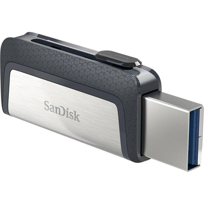 Memoria USB SanDisk Ultra Dual Drive, 32GB, USB C 3.0, Plata