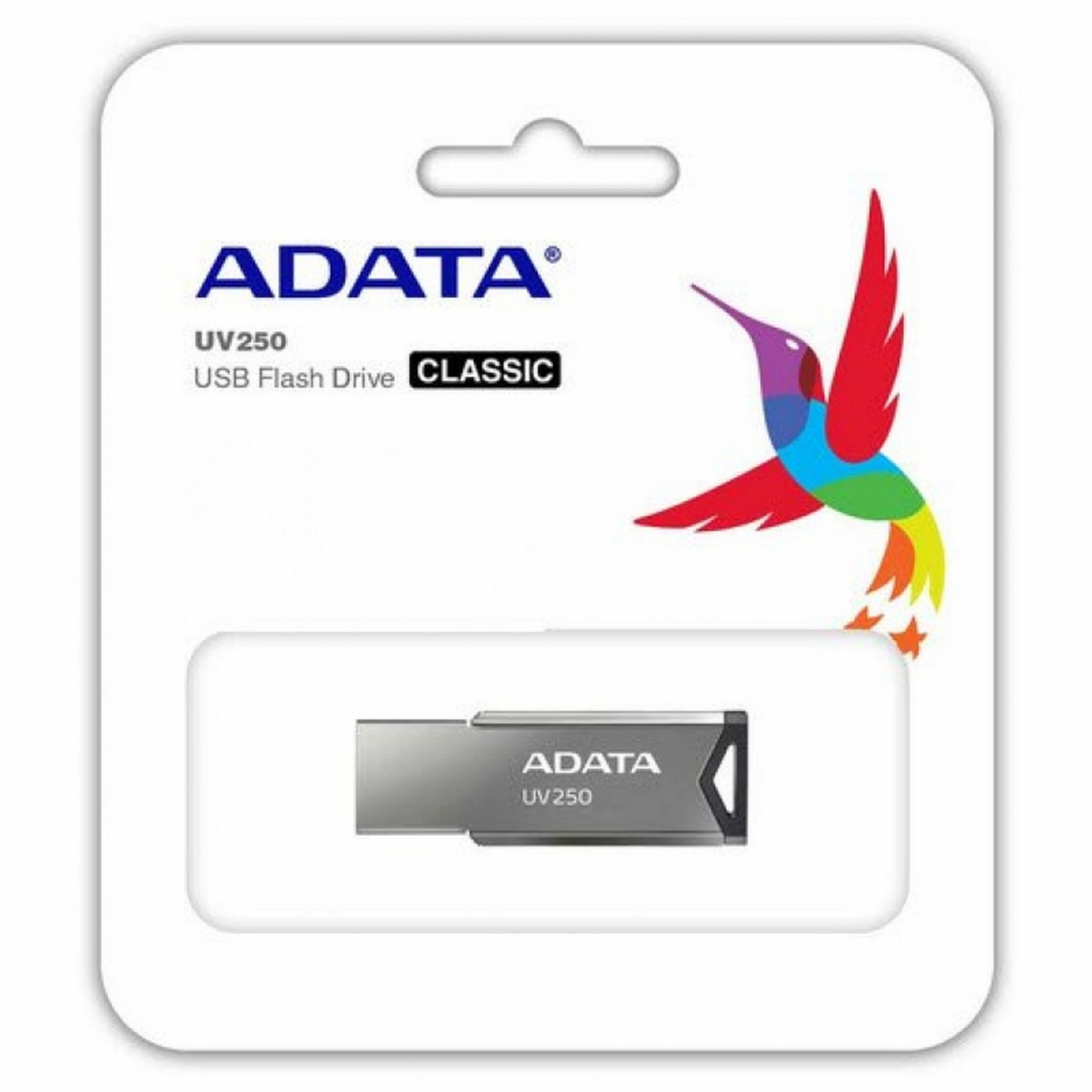 Memoria USB Adata UV250 16GB USB 2.0 Plata sin Tapa
