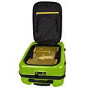 Maleta Rígida 24'' Skypeak Pearl Color Verde Con Candado TSA