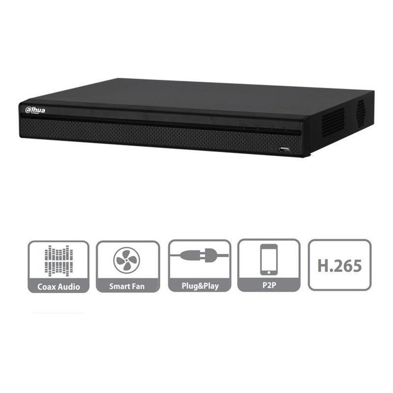 Dvr Dahua 32 Canales/720p/h.265/2 Bahias/dh-xvr4232an-x