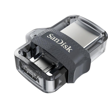 Memoria USB SanDisk Ultra Dual Drive M3.0, 32GB, USB 3.0, Gris