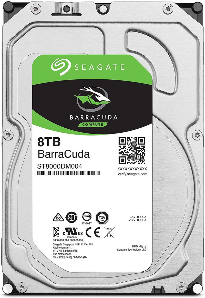 Disco Duro Interno Seagate Barracuda 3.5'',8TB,SATA3,5400RPM