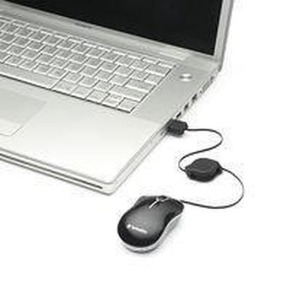Mouse Verbatim Óptico 98616, Alámbrico, USB, Azul
