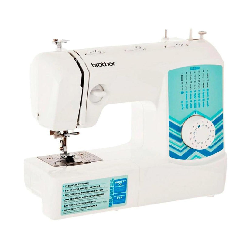 Máquina de coser doméstica Brother XL2800, máquina de coser doméstica de 27 puntadas con 63 funcione
