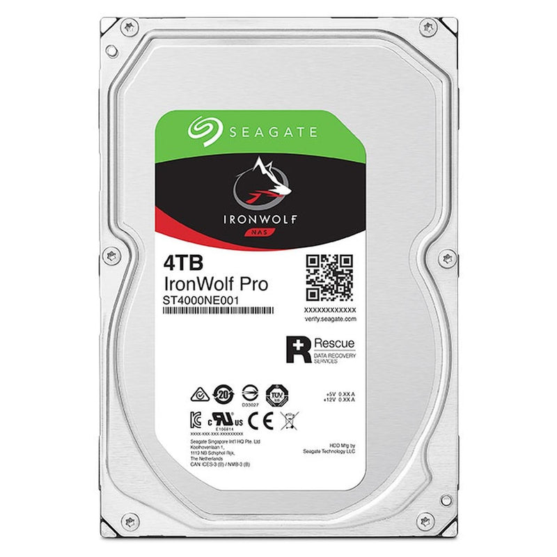 DISCO DURO INTERNO 3.5 4TB SATA 7200RPM 128MB 5YR IRONWOLF