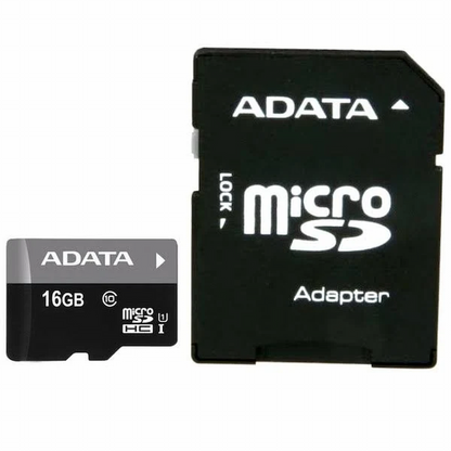 Memoria Flash Adata 16GB microSDHC Clase 10 con Adaptador