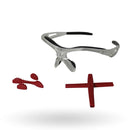 Armazon para Lentes Wenger X-Kross Color Cristall Silver con Estuche, ideal para deportes, OF1001.03