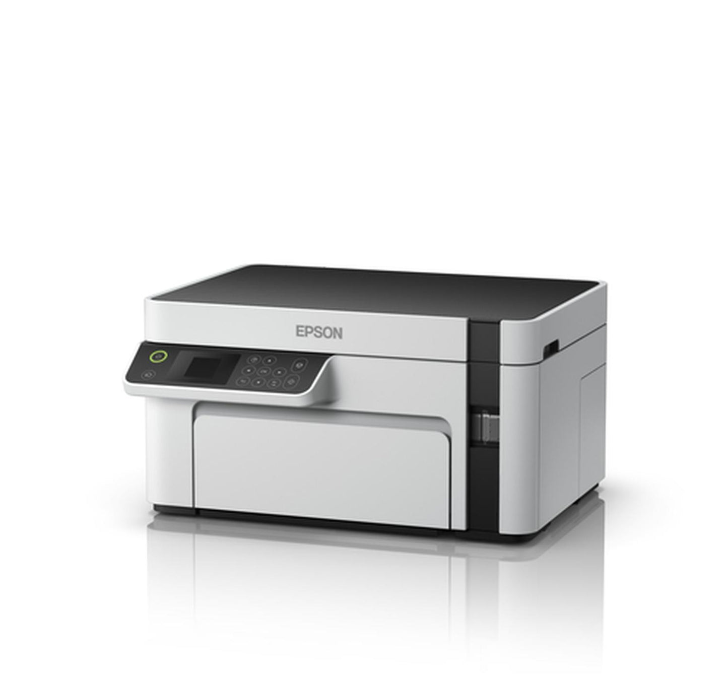 Impresora multifunción Epson EcoTank M2120 con wifi blanca