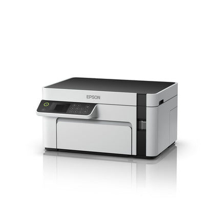 Impresora multifunción Epson EcoTank M2120 con wifi blanca