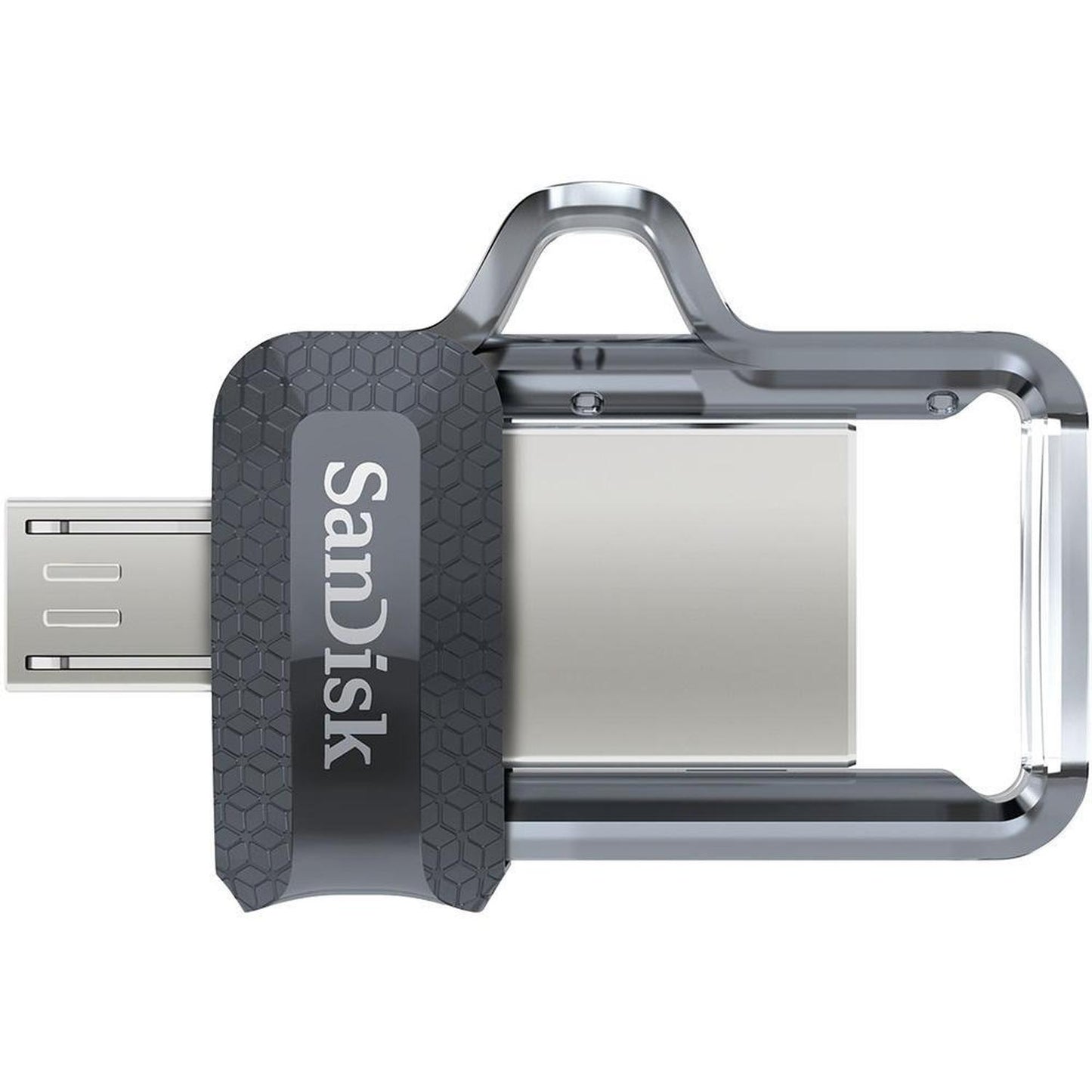 Memoria USB SanDisk Ultra Dual Drive M3.0, 64GB, USB 3.0, Gris