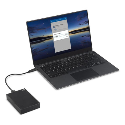 Disco Duro Externo Seagate Backup Plus Portable, 5TB, USB 3.0, Negro - para Mac/PC