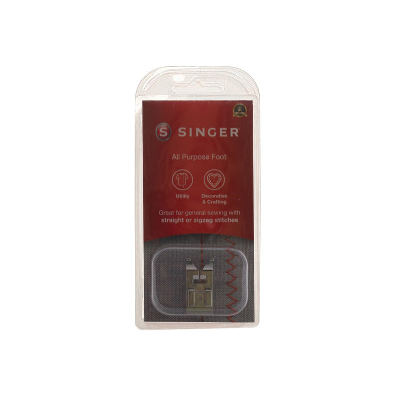 Prensatelas Singer de usos múltiples y costuras decorativas con ranura ancha para aguja de hasta 0.276 in de ancho de puntada para máquinas de coser de caña baja, 2500268.06