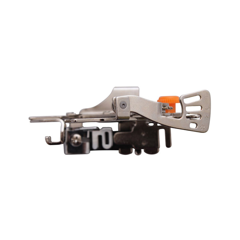 Prensatelas Singer ruffler de fijación para volantes y pliegues perfectamente espaciados para telas ligeras a peso medio, 2500270.06