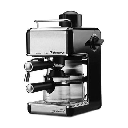 Cafetera Koblenz Expreso CKM-650 EIN 120V 4 Tazas Negro