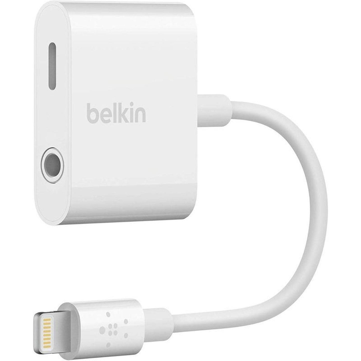Adaptador Belkin Cargador + Audio iPhone Blanco F8j212btwht