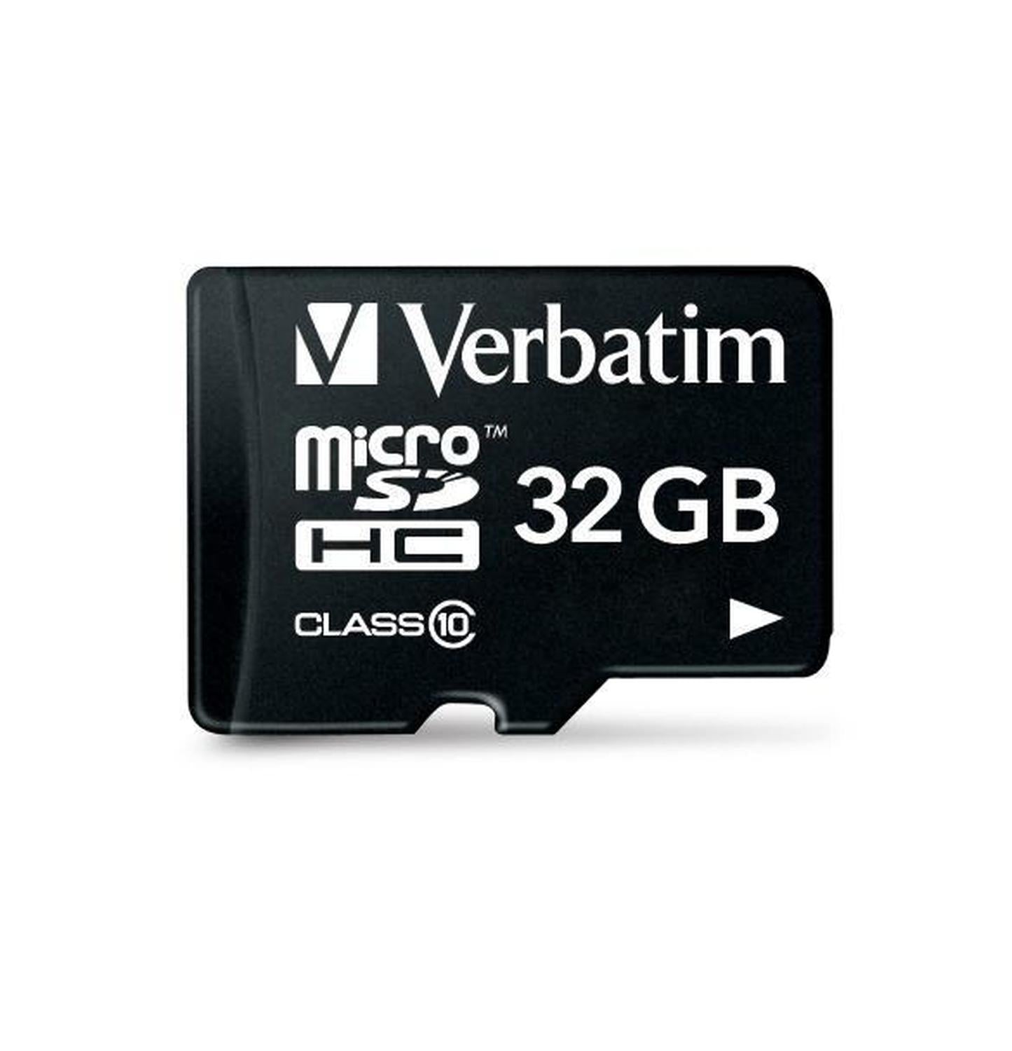 Memoria Flash Verbatim, 32GB microSDHC Clase 10, con Adaptador