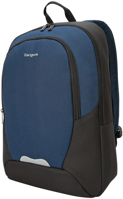 Targus Mochila Essential para Laptop 16", TSB87501DI, Poliéster, Color Negro y Azul
