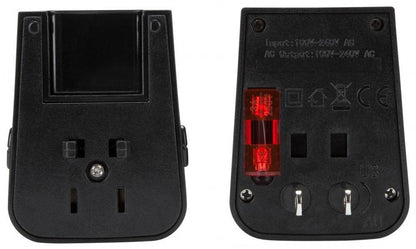 CyberPower Adaptador de Energía World Travel, Entrada 100 - 250V, 2x USB, Negro