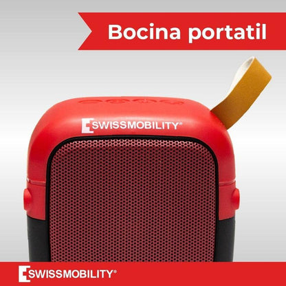 Kit 2 Bocinas Swissmobility Bluetooth Mini, Audio En Estereo