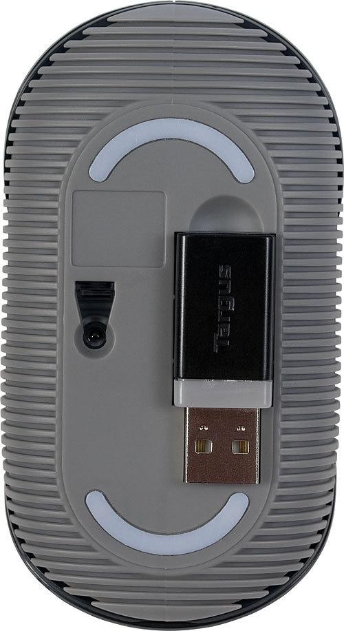 Mouse Targus Óptico AMW50US, Inalámbrico, Negro/Gris