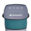 Verbatim Bocina Literna 2 en 1, 1W, Cyan/Gris - Resistente al Agua
