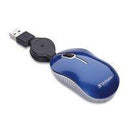 Mouse Verbatim Óptico 98616, Alámbrico, USB, Azul