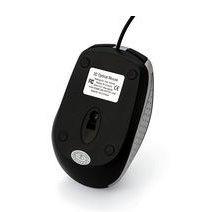 Mouse Verbatim Óptico Bravo 99741, Alámbrico, USB, Negro/Plata