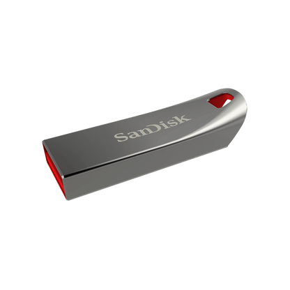 Memoria USB SanDisk Cruzer Force, 64GB, USB 2.0, Metálico