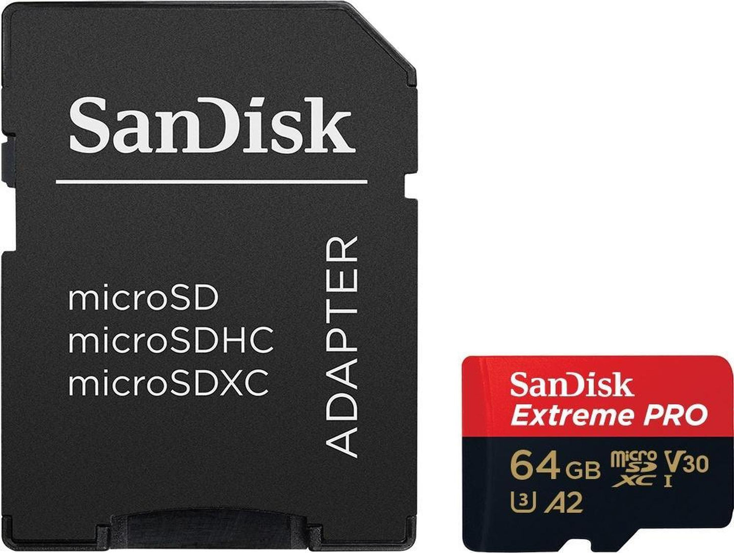 Memoria Flash SanDisk Extreme Pro, 64GB MicroSDXC Clase 10, con Adaptador