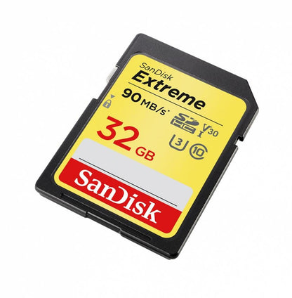 Memoria Flash SanDisk Extreme, 32GB SDHC UHS-I Clase 10
