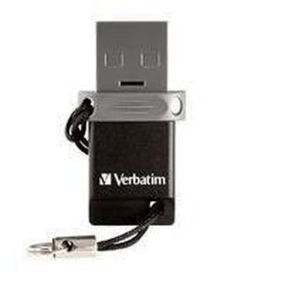 Memoria USB Verbatim Store 'n' Go, 16GB, USB 2.0, Negro, Plata